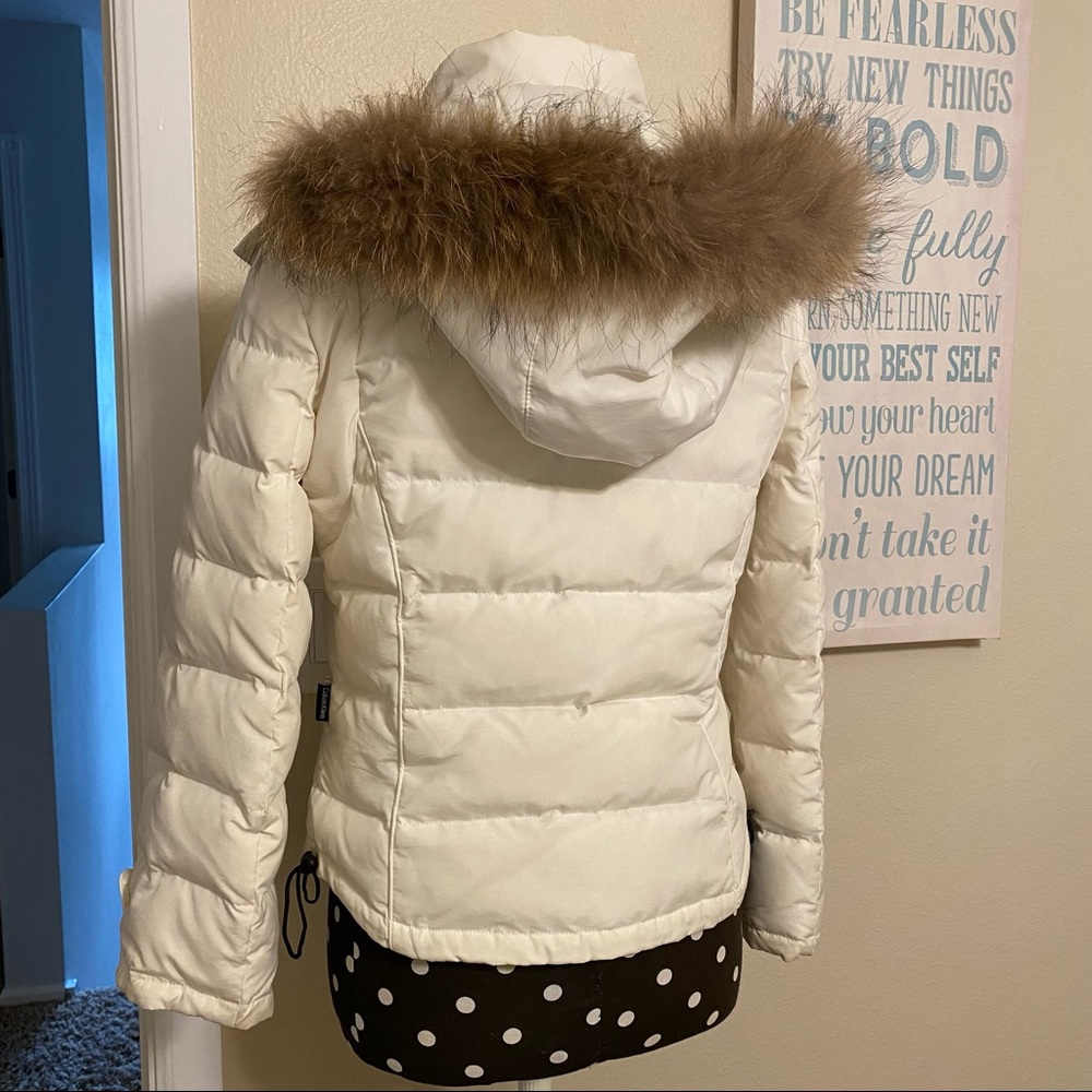 🎄Calvin Klein Genuine Fur Puffer Jacket🎄